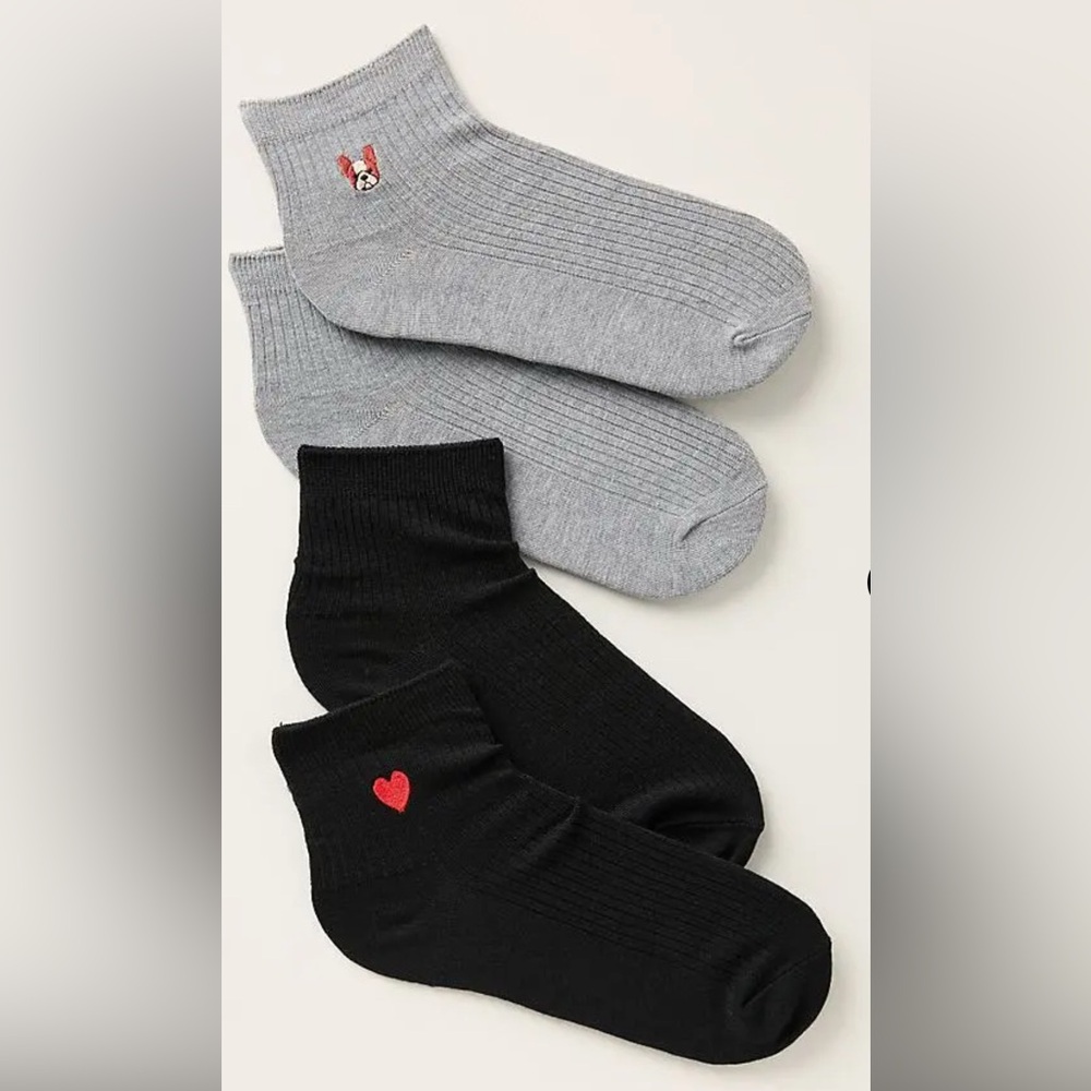 Anthropologie trouser icon socks - set of two